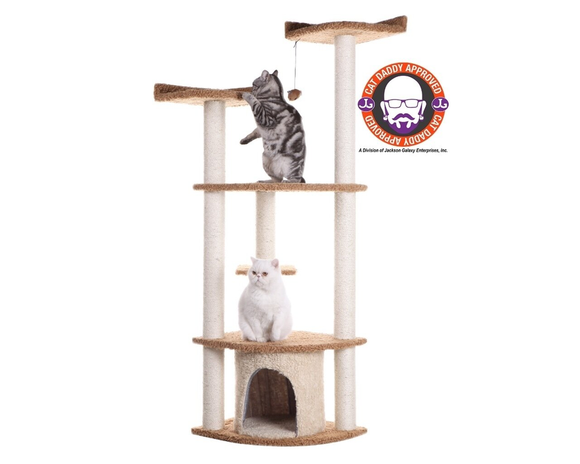 Armarkat Carpeted Real Wood Cat Scratching Furniture A6402